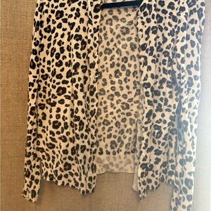 LOFT Leopard Print Knit Top